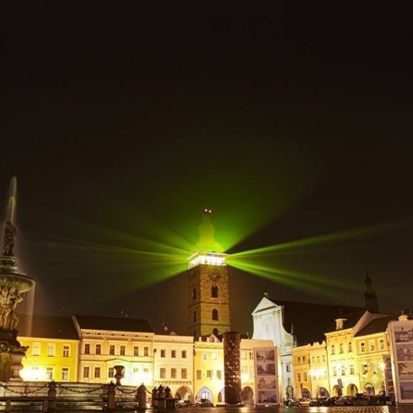 Archivní snímek světelné instalace z galerie Světlo v ulicích
